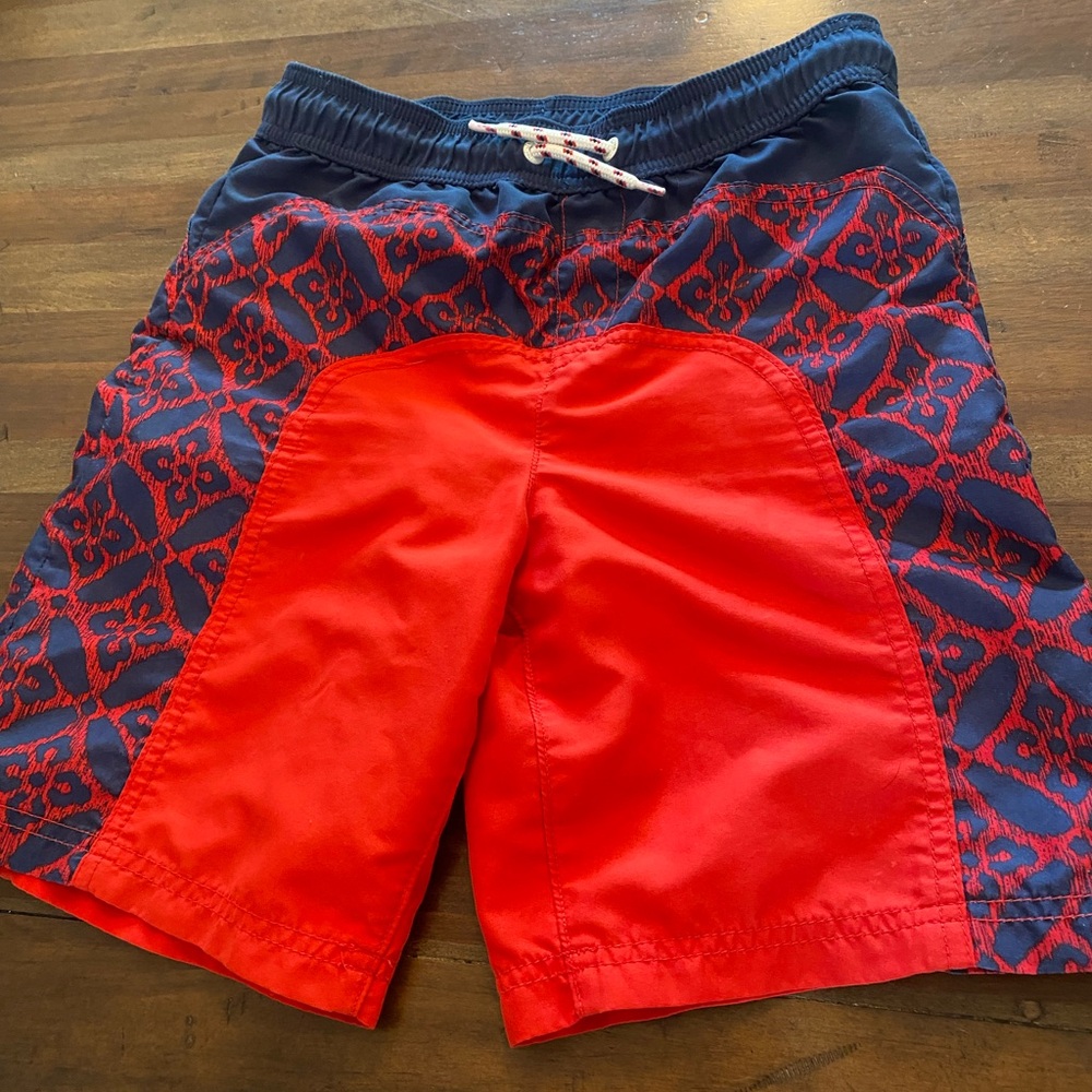 Boys Lands End Medium Swim Trunks